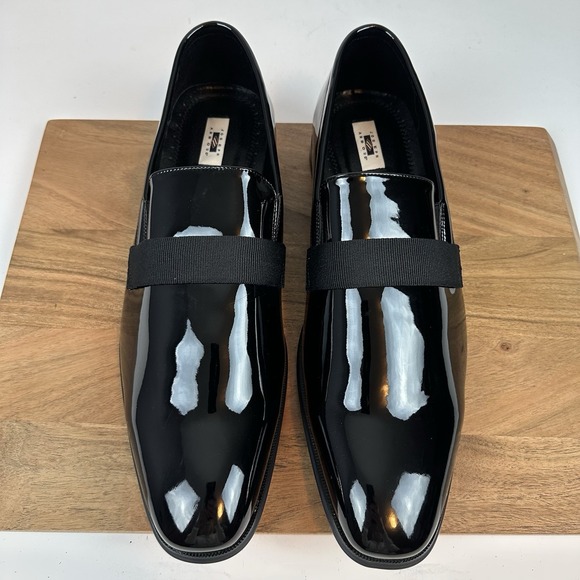 New Mens Joseph‎ Abboud Soiree Formal Slip On Black Shoes Dress Shoes Size 15 D main image 7